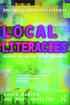 Local Literacies