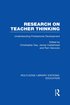 Research on Teacher Thinking (RLE Edu N)