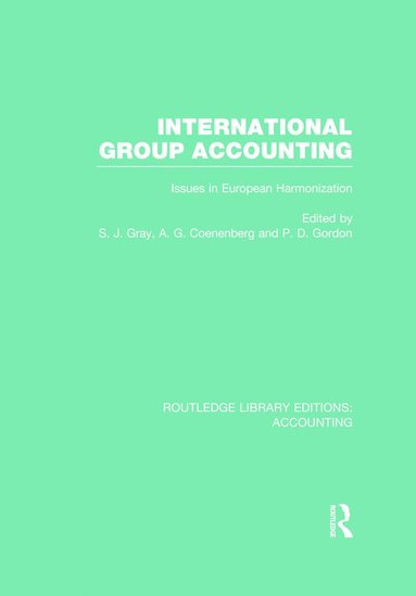 International Group Accounting (RLE Accounting) (inbunden)