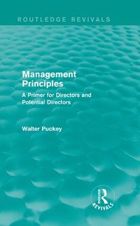 Management Principles (Routledge Revivals) (inbunden)
