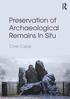 Preservation of Archaeological Remains In Situ