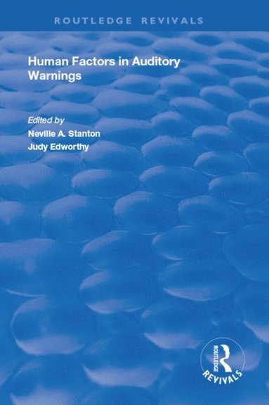 Human Factors in Auditory Warnings (e-bok)