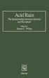 Acid Rain: The Relationship Between Sources and Receptors