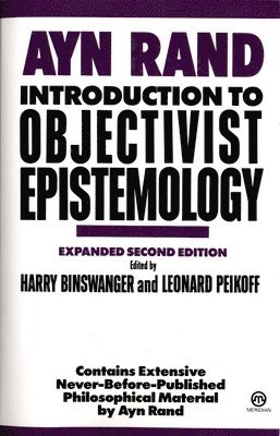 Introduction To Objectivist Epistemology (hftad)