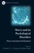 Worry and its Psychological Disorders