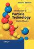 Introduction to Particle Techn
