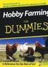 Hobby Farming For Dummies