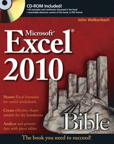 Excel 2010 Bible Book/CD Package