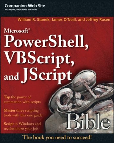 Microsoft PowerShell, VBScript and JScript Bible (e-bok)