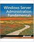 Exam 98-365 MTA Windows Server Administration Fundamentals