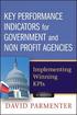 Key Performance Indicators for Government and Non Profit Agencies