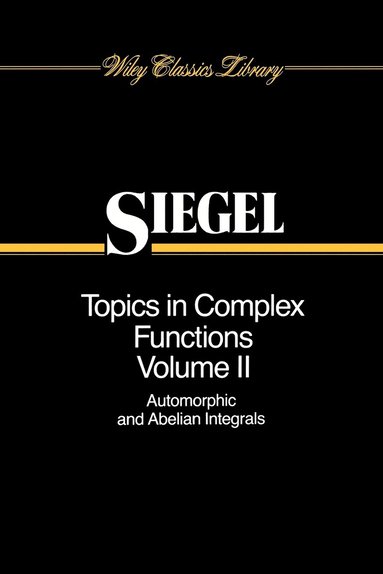 Topics in Complex Function Theory, Volume 2 (hftad)
