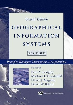 Geographical Information Systems (inbunden)