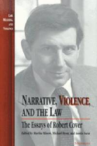 Narrative, Violence, and the Law (häftad)