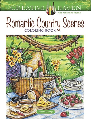 Creative Haven Romantic Country Scenes Coloring Book (h�ftad)