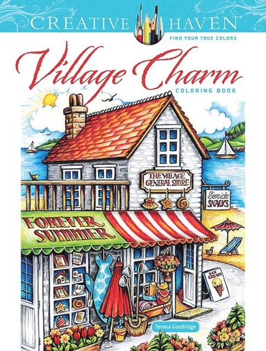 Creative Haven Village Charm Coloring Book (hftad)