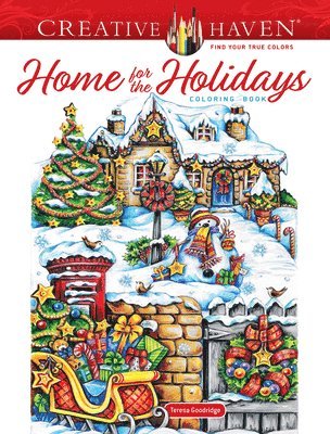 Creative Haven Home for the Holidays Coloring Book (hftad)