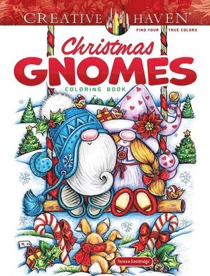 Creative Haven Christmas Gnomes Coloring Book (inbunden)