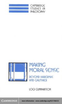 Making Moral Sense (e-bok)