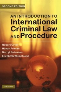 Introduction to International Criminal Law and Procedure (e-bok)