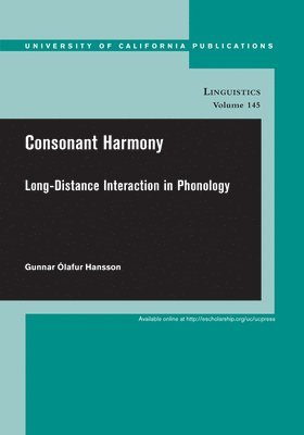 Consonant Harmony (inbunden)