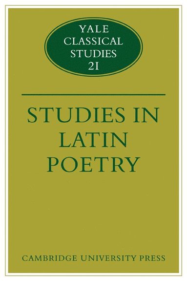 Studies in Latin Poetry (hftad)