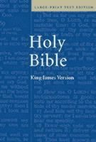 KJV Large Print Text Bible, KJ650:T (inbunden)