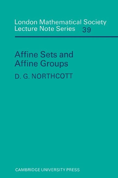 Affine Sets and Affine Groups (h�ftad)