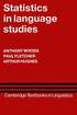 Statistics in Language Studies