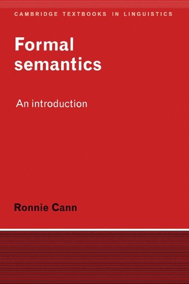 Formal Semantics (inbunden)