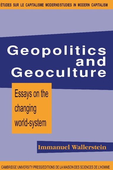 Geopolitics and Geoculture (inbunden)
