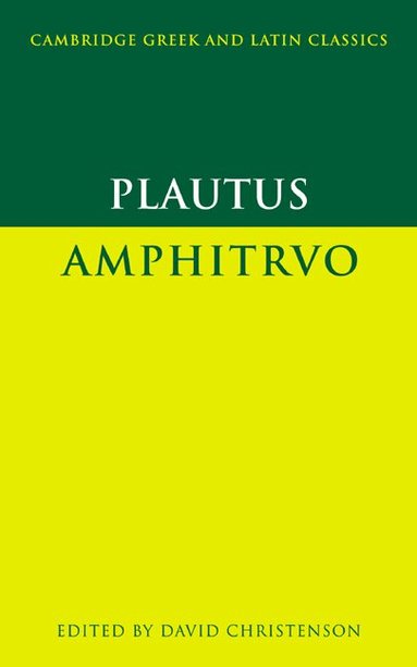 Plautus: Amphitruo (inbunden)