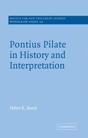 Pontius Pilate in History and Interpretation (inbunden)