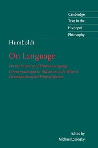 Humboldt: 'On Language' (hftad)