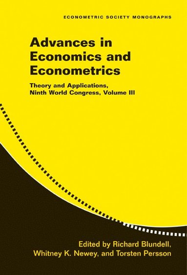 Advances in Economics and Econometrics: Volume 3 (hftad)