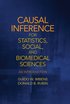 Causal Inference for Statistics, Social, and Biomedical Sciences