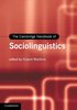 The Cambridge Handbook of Sociolinguistics