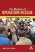 The Rhetoric of Operation Rescue