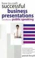 How to Craft Successful Business Presentations