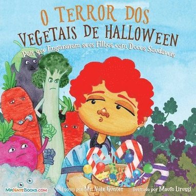 Halloween Vegetable Horror Children's Book (Portuguese) (hftad)