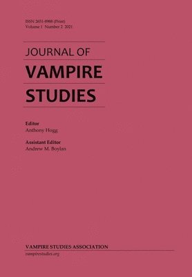 Journal of Vampire Studies (häftad)