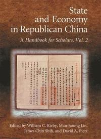 State and Economy in Republican China (inbunden)