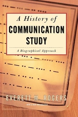 History Of Communication Study (inbunden)