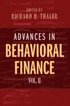 Advances in Behavioral Finance, Volume II