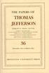 Papers of Thomas Jefferson, Volume 36