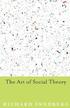 Art of Social Theory
