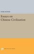 Essays on Chinese Civilization