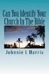 Can You Identify Your Church In The Bible: Christ Jesus Church