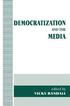 Democratization and the Media