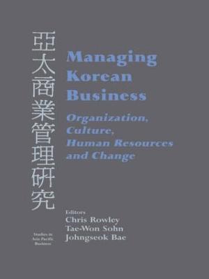 Managing Korean Business (hftad)